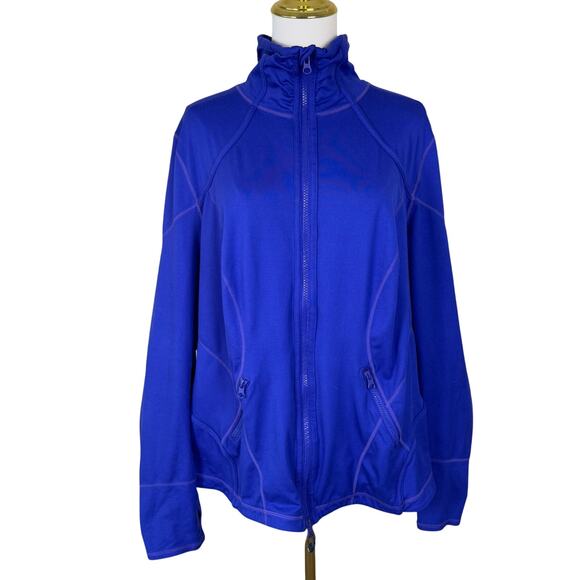 Zella Athletic Full Zip Mesh Longsleeve Jacket US Women's 2X Plus - Picture 1 of 6